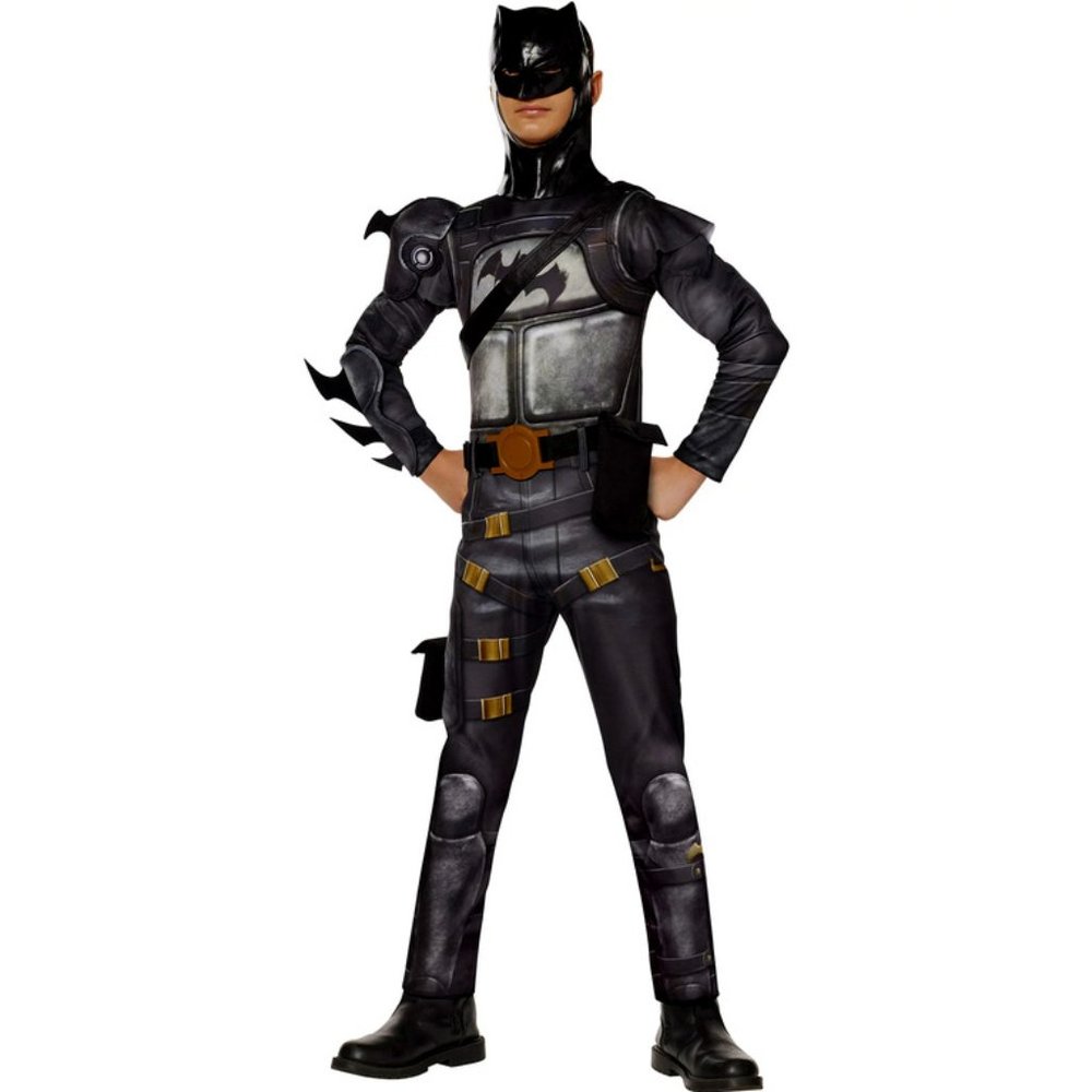 NWT InSpirit Designs Fortnite Batman Zero Costume - Black, Size Teen M(8-10)